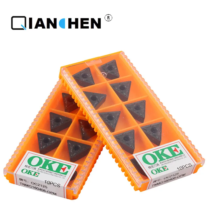 Original quality OKE 10pcs/lot high precision high performance high strength CNC TNMG160408-OPM OC2125 industry carbide inserts
Original quality OKE 10pcs/lot high precision high performance high strength CNC TNMG160408-OPM OC2125 industry carbide inserts