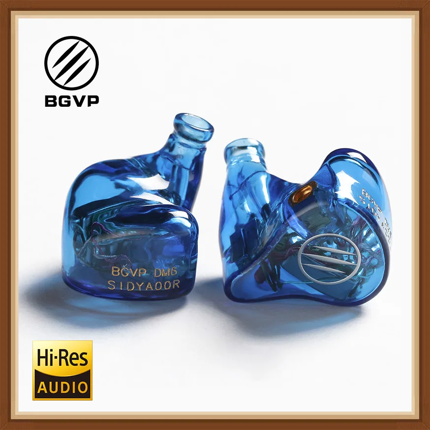 

BGVP DM6 Customized Earphone Audiophile HiFi Waterproof Earbuds Monitor In-ear 5BA Balanced Armature Earphone MMCX Cable IEM