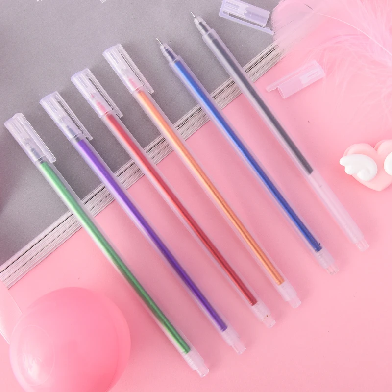 12PCS Stationery Simple Color Neutral Pen 0.5 Core Set Student Does Notebook Handbook and Account Goods Office Learning Gel Pens
12PCS Stationery Simple Color Neutral Pen 0.5 Core Set Student Does Notebook Handbook and Account Goods Office Learning Gel Pens