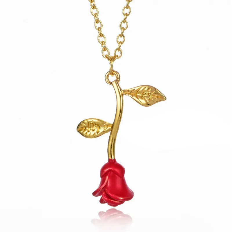2018 Trend New Product Exquisite Three-dimensional Flower Necklace Red Rose Pendeloque Cut Pendant Short Fund Clavicle Chain
2018 Trend New Product Exquisite Three-dimensional Flower Necklace Red Rose Pendeloque Cut Pendant Short Fund Clavicle Chain
