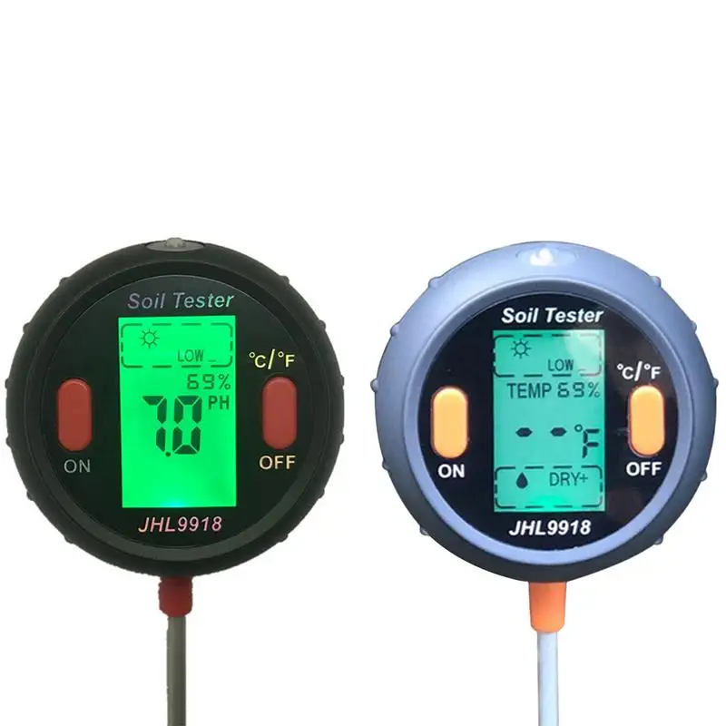Soil Tester 5-in-1 Gardening Hygrometer Illuminance Thermometer Measuring Soil pH Meter #30
Soil Tester 5-in-1 Gardening Hygrometer Illuminance Thermometer Measuring Soil pH Meter #30