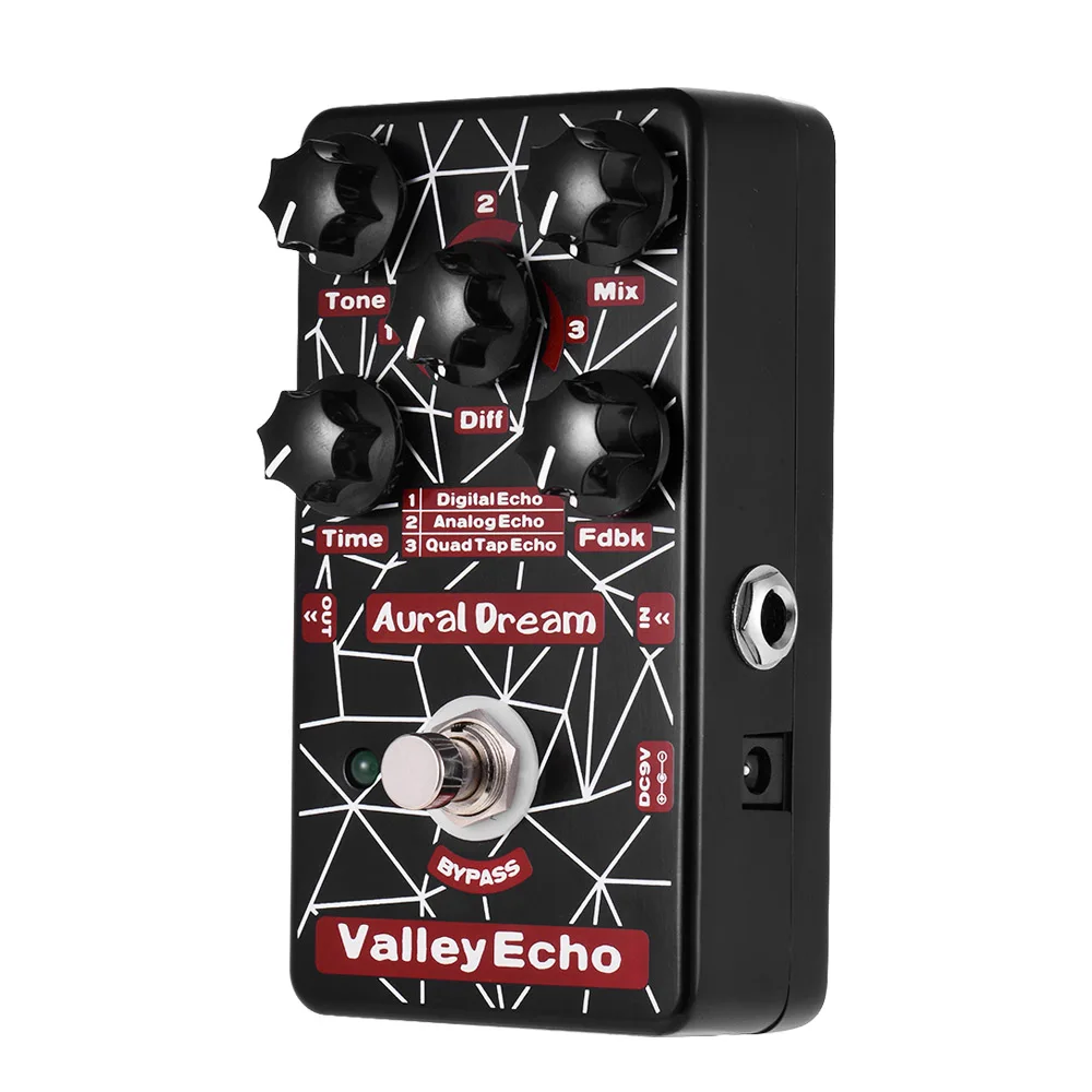 Фото Педаль для создания гитарных эффектов Aural Dream Valley Echo 3 режима эхо корпус из