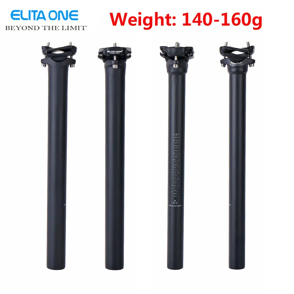 ELITA ONE Carbon Seat Post Fibre MTB/Road Bike Seatpost 27.2/31.6mm Carbon Fiber Clip Can Protect The Saddle Carbon Rail
ELITA ONE Carbon Seat Post Fibre MTB/Road Bike Seatpost 27.2/31.6mm Carbon Fiber Clip Can Protect The Saddle Carbon Rail