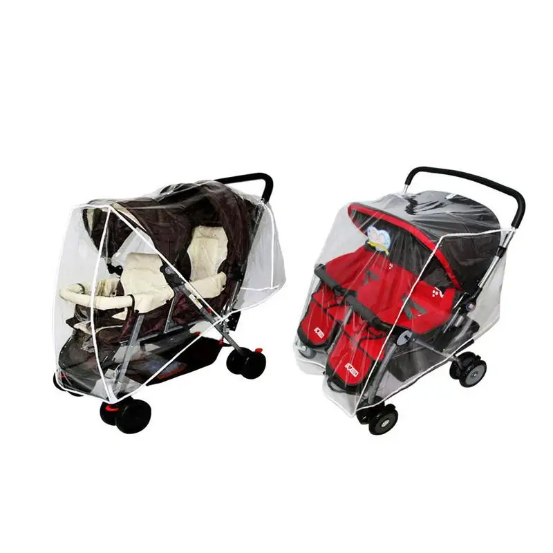 Twin Baby Stroller Rain Cover Double Front And Rear Seat Trolley Rain Cover Baby Stroller Windshield Baby Outdoor Products
Twin Baby Stroller Rain Cover Double Front And Rear Seat Trolley Rain Cover Baby Stroller Windshield Baby Outdoor Products