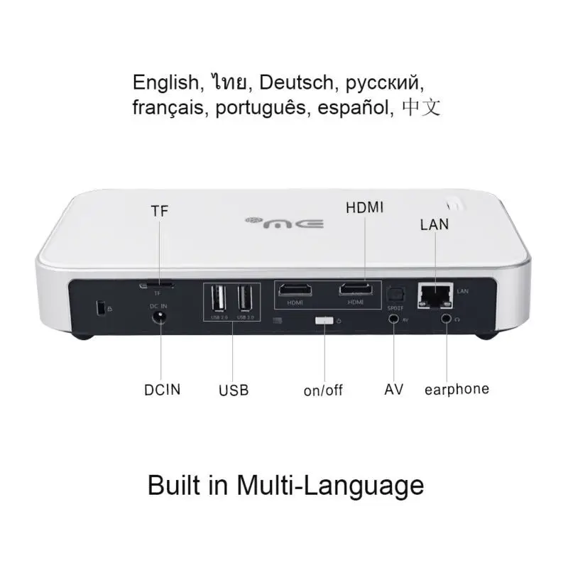 Touyinger G3 3D проектор Android DLP подгонять по Xgimi Z3 SLP Telecom 1280x800 200 ''WI FI HDMI домашнего
