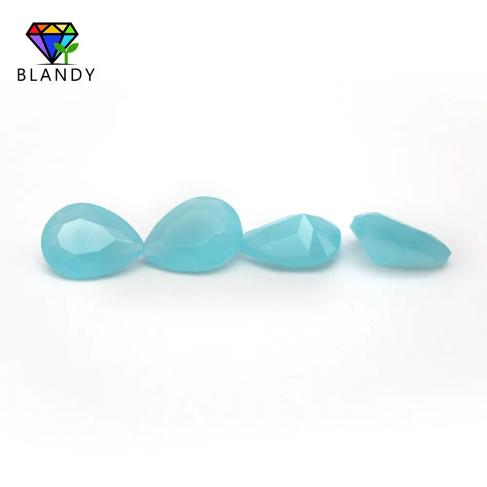 Glass Stone 5A 2*3~13*18mm Pear Cut Milky Green Color Glass Synthetic Gems For Jewelry
Glass Stone 5A 2*3~13*18mm Pear Cut Milky Green Color Glass Synthetic Gems For Jewelry