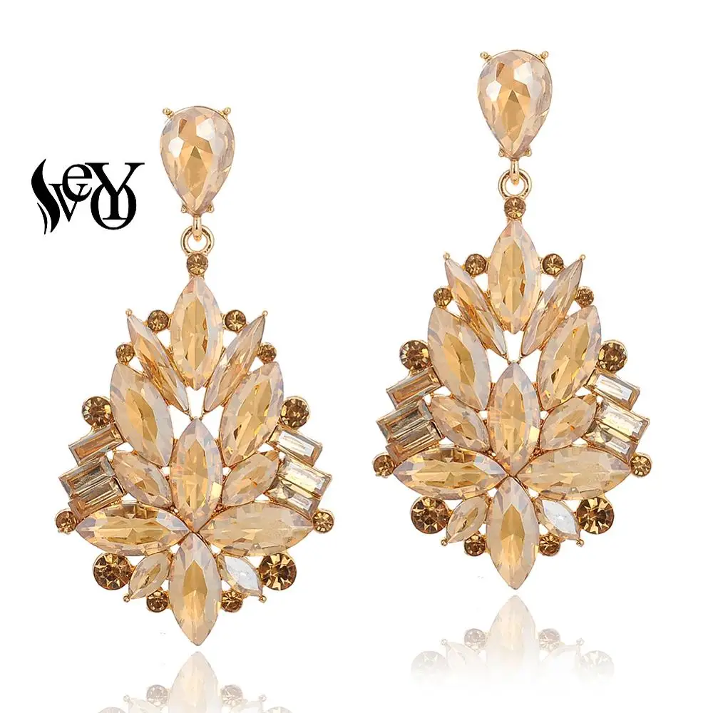 VEYO Crystal Earrings for Women Luxury Hyperbole Drop Earings Fashion Jewelry New
VEYO Crystal Earrings for Women Luxury Hyperbole Drop Earings Fashion Jewelry New