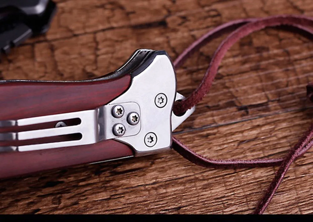 Складной деревянный нож OWL OD209 тактический карманный Клинок для выживания