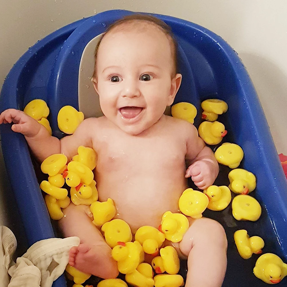 50Pcs Mini Ducks Toys Baby Infant Bath Toy Set Animals Swimming Water Toys Cute Squeezing Duck Baby Bath Toys Kids Gift
50Pcs Mini Ducks Toys Baby Infant Bath Toy Set Animals Swimming Water Toys Cute Squeezing Duck Baby Bath Toys Kids Gift