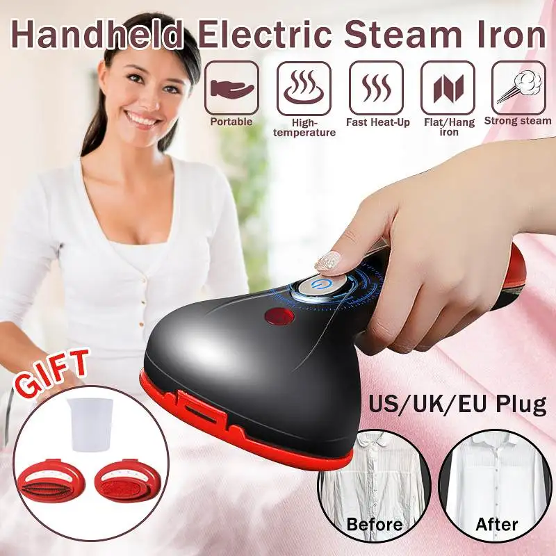 Handheld Fabric Steamer 15 Seconds Fast-Heat 1500W Powerful Garment Steamer for Home Travelling Portable Steam Iron
Handheld Fabric Steamer 15 Seconds Fast-Heat 1500W Powerful Garment Steamer for Home Travelling Portable Steam Iron