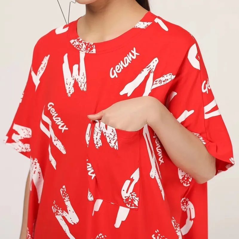 CHICEVER Summer Casual Print Women Dress O Neck Short Sleeve Loose Plus Size Mid Calf Straight Female Dresses 2020 Fashion New
CHICEVER Summer Casual Print Women Dress O Neck Short Sleeve Loose Plus Size Mid Calf Straight Female Dresses 2020 Fashion New