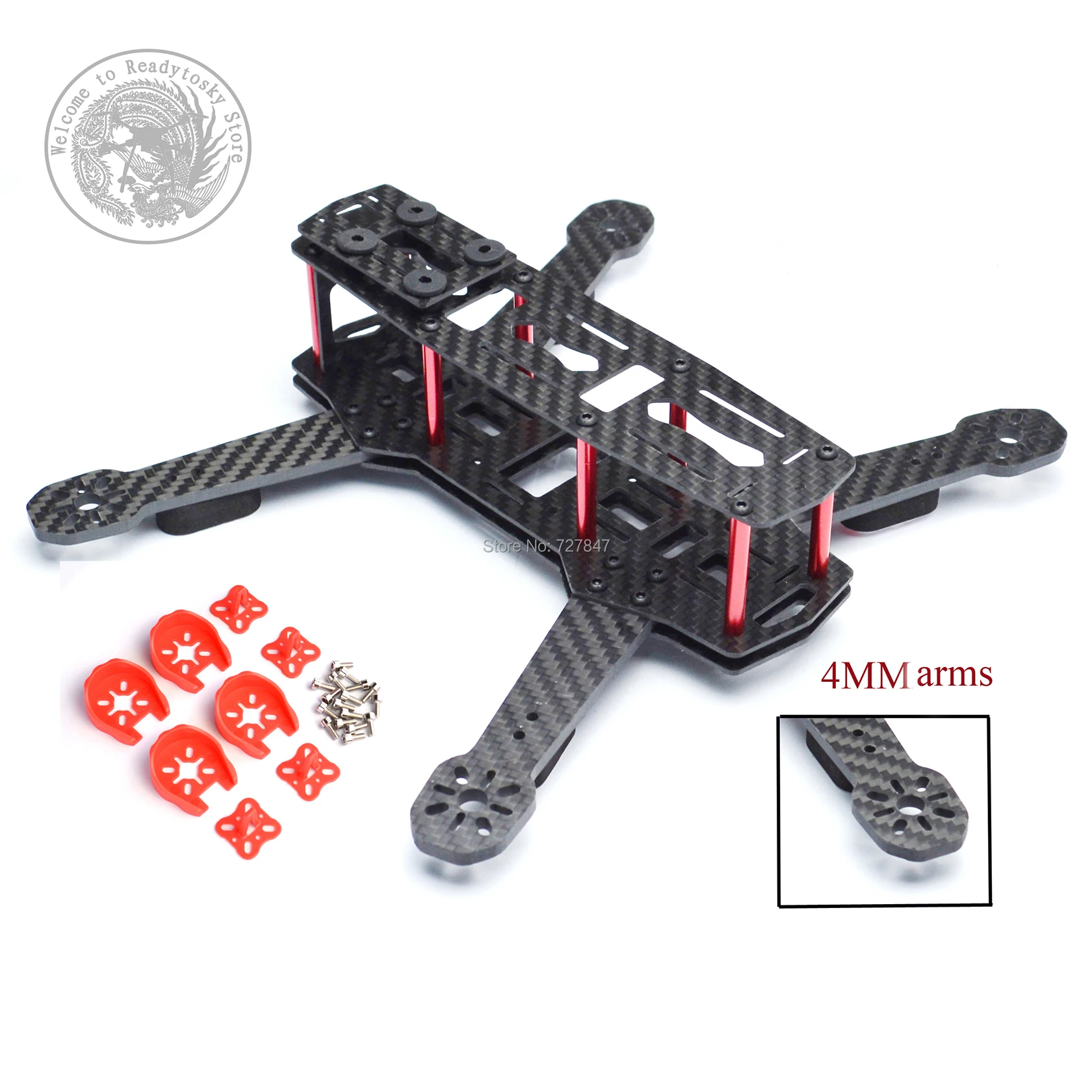 Квадрокоптер DIY FPV ZMR250 V2, рама с 4 мм запасной рычаг, карбоновый Дрон H250 QAV250
Квадрокоптер DIY FPV ZMR250 V2, рама с 4 мм запасной рычаг, карбоновый Дрон H250 QAV250