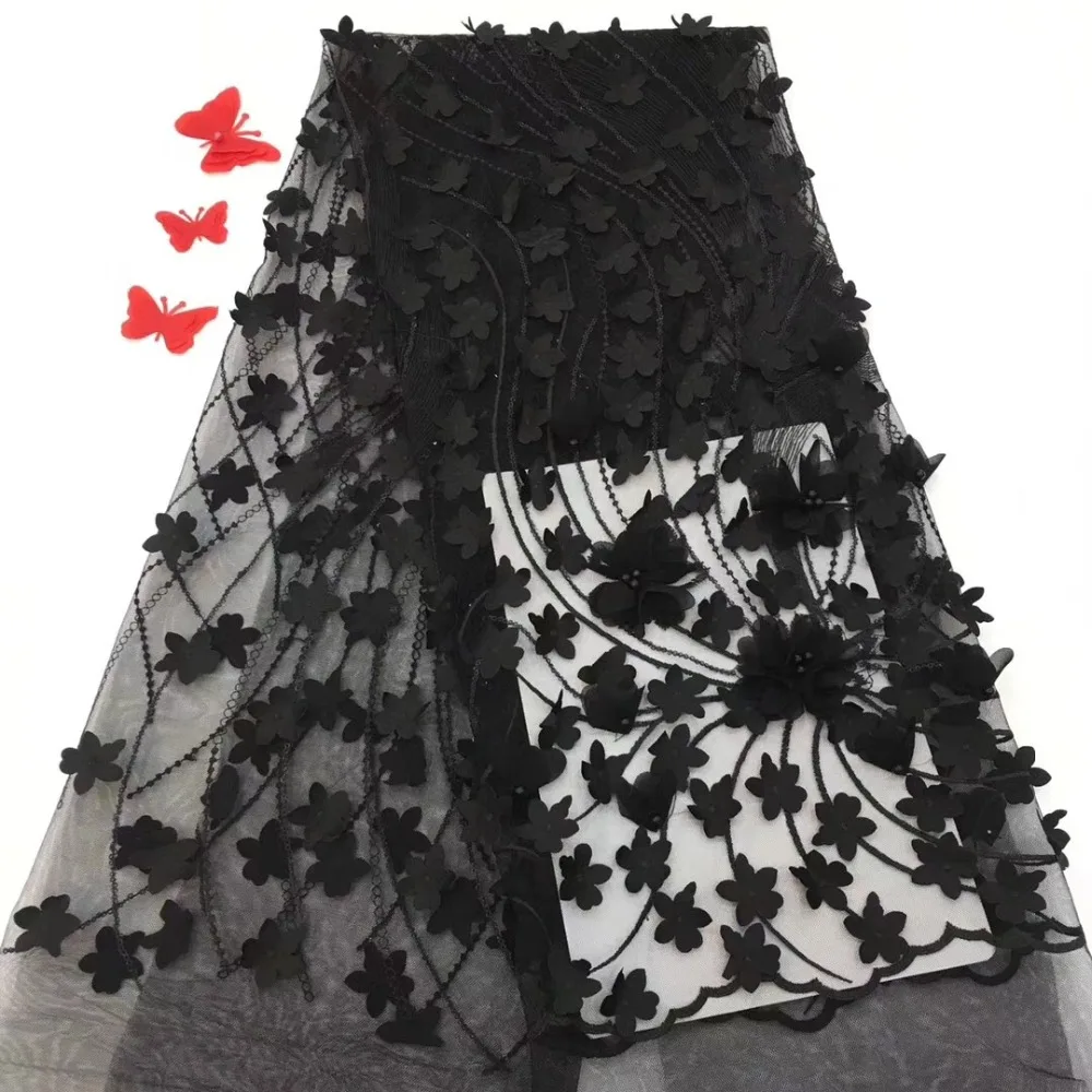 Black embroidery beaded 3d lace fabric African flowers applique tulle french lace fabric for wedding dress 5yards
Black embroidery beaded 3d lace fabric African flowers applique tulle french lace fabric for wedding dress 5yards