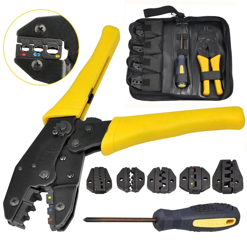 Multitool Ratchet Crimper Plier Set Wire Crimping Tool Kit Screwdriver Wire Crimper Hand Tool Set
Multitool Ratchet Crimper Plier Set Wire Crimping Tool Kit Screwdriver Wire Crimper Hand Tool Set