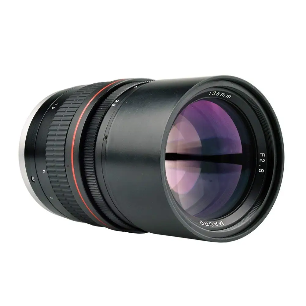 Lightdow 135 мм F/2 8 Fe Umc полная Рамка телеобъектив макрообъектив для Canon Rebel Eos 80D 77D 70D 60D 50D