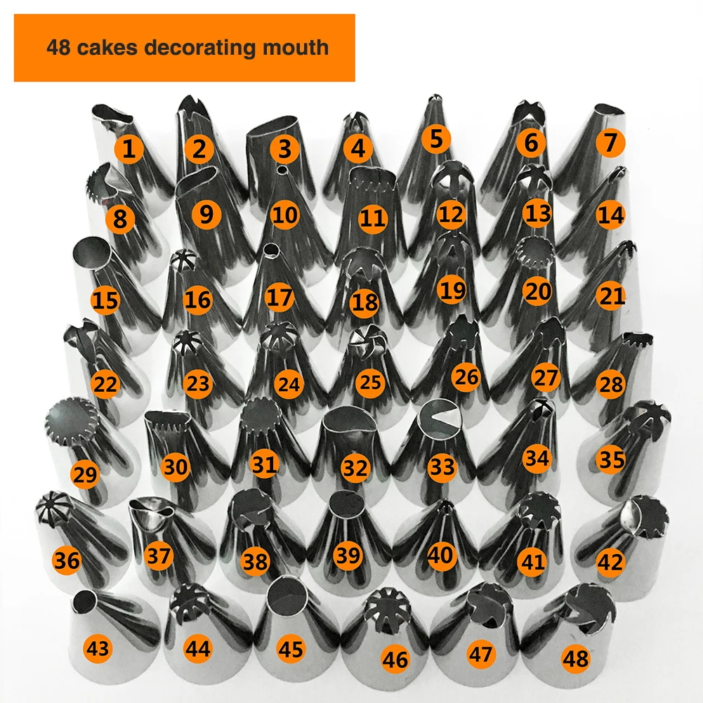 29pcs Russia Icing Piping Nozzles Stainless Rose Flowers Petal Pastry Tips Diy Decorating Dessert Baking Tools <random>
29pcs Russia Icing Piping Nozzles Stainless Rose Flowers Petal Pastry Tips Diy Decorating Dessert Baking Tools <random>