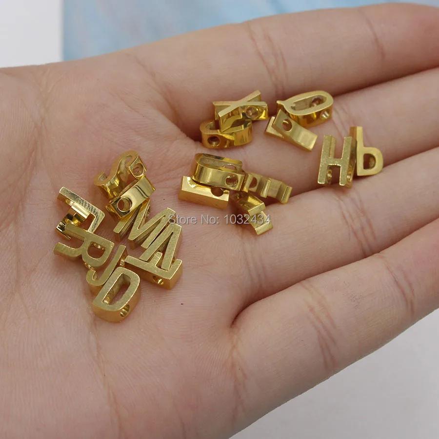 10 Sets/Lot Mirror Polished Stainless Steel Letters Beads Jewelry Marking Spacer Beads Bracelet Necklace Charm Jewelry Beads
10 Sets/Lot Mirror Polished Stainless Steel Letters Beads Jewelry Marking Spacer Beads Bracelet Necklace Charm Jewelry Beads