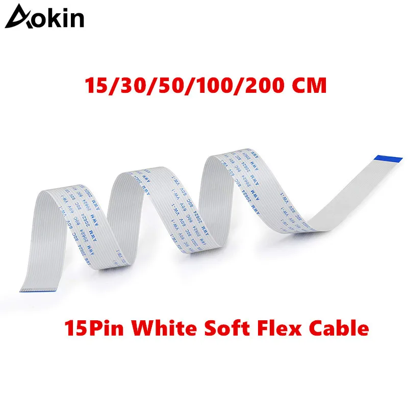 10Pcs 15 Pin Ribbon Flex CSI Camera Cable 15cm 30cm 50cm 100cm 200cm 1M 2M Length for Raspberry Pi 3 Model B+ / 3 / 2 Camera
10Pcs 15 Pin Ribbon Flex CSI Camera Cable 15cm 30cm 50cm 100cm 200cm 1M 2M Length for Raspberry Pi 3 Model B+ / 3 / 2 Camera