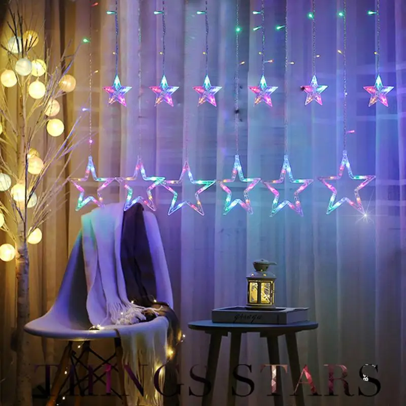 LED Christmas String Fairy Light Starlight Decoration Lights Festival Lighting Plug-in Remote Control EU Plug | Освещение