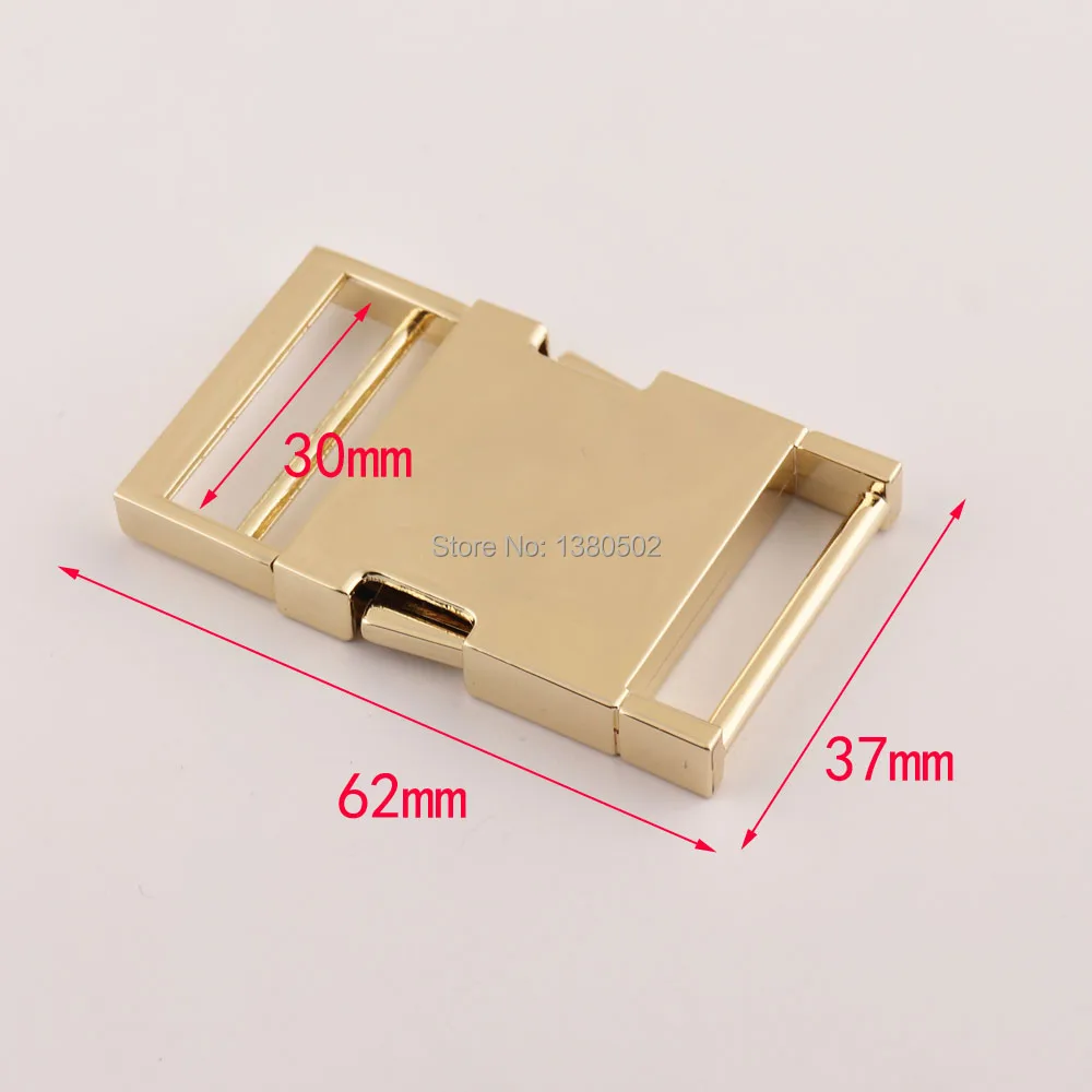 2Pcs/lot Gold Color Metal Quick Side Release Buckle for seat Belt garment accessories for 30 mm webbing
2Pcs/lot Gold Color Metal Quick Side Release Buckle for seat Belt garment accessories for 30 mm webbing