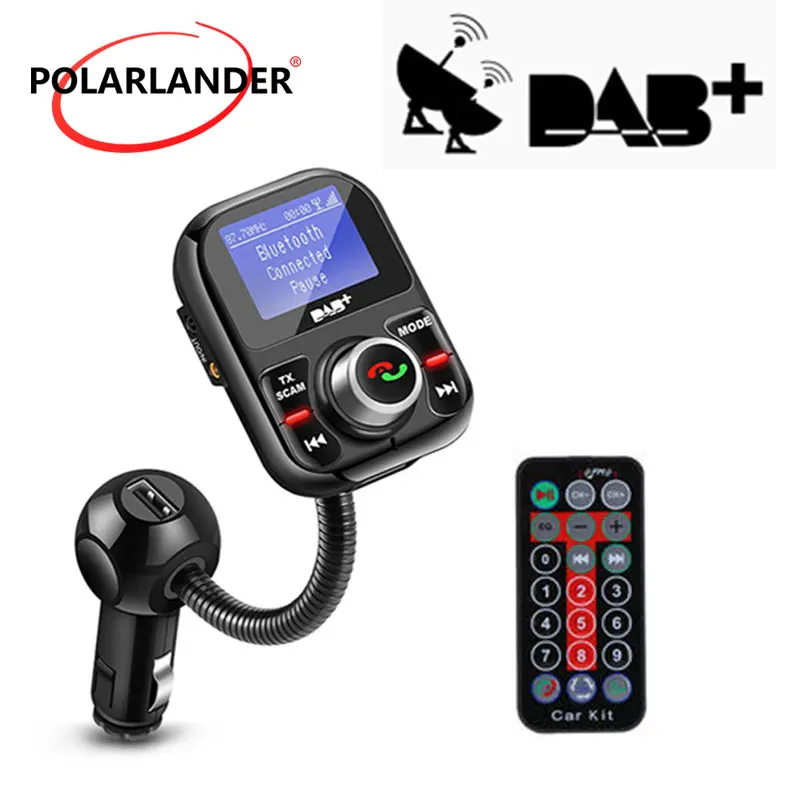 Digital DAB/DAB+ Receiver Car Kit TF USB MP3 Player Hands free LCD Display Bluetooth FM Transmitter Antenna Charging Ports
Digital DAB/DAB+ Receiver Car Kit TF USB MP3 Player Hands free LCD Display Bluetooth FM Transmitter Antenna Charging Ports