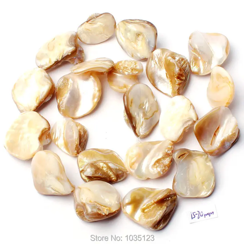 Natural White Shell Stone 12-16/15-20mm Irregular Shape Necklace Bracelet Jewelry Loose Beads 15 Inch w877
Natural White Shell Stone 12-16/15-20mm Irregular Shape Necklace Bracelet Jewelry Loose Beads 15 Inch w877