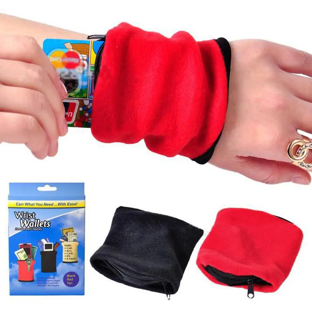 Unisex Wrist Wallet Pouch Band Fleece Zipper Running Travel Gym Cycling Safe Sport Wrist Band Bag Coin Key Storage Lightweight
Unisex Wrist Wallet Pouch Band Fleece Zipper Running Travel Gym Cycling Safe Sport Wrist Band Bag Coin Key Storage Lightweight