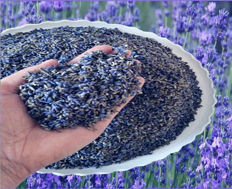 Настоящие осенние натуральные пакетики Лавандовые мешвые чайные с фиолетовыми