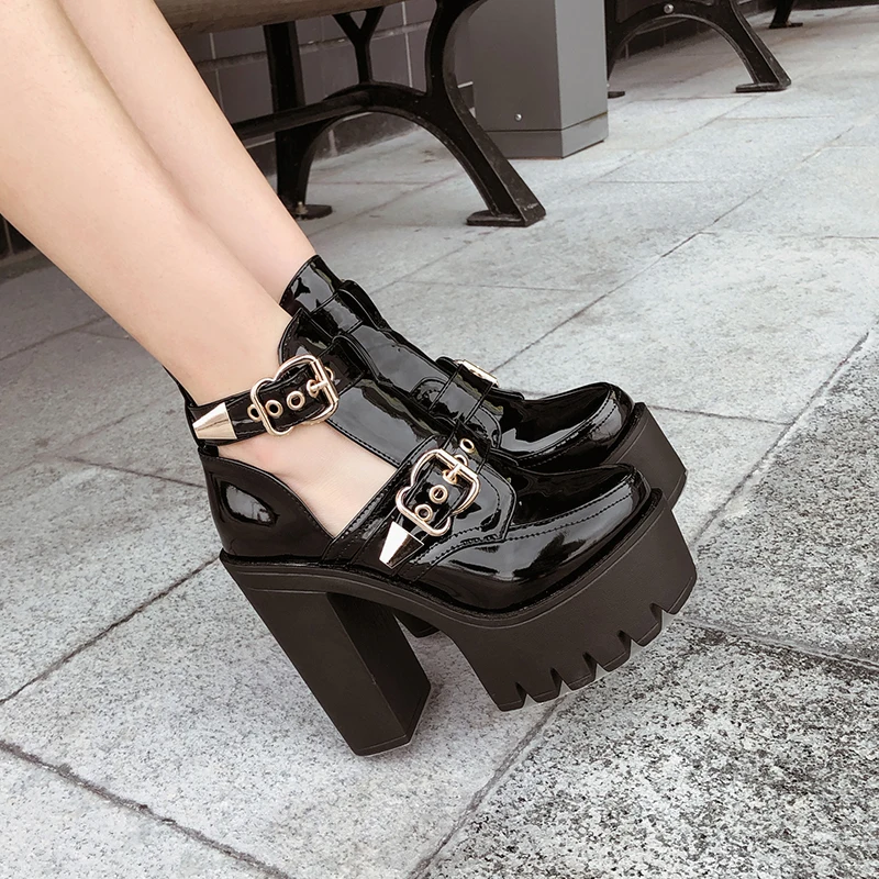 GBHHYNLH Fashion Ankle Boots Platform Shoes Round Toe spring Boots Thick High Heels spring shoes Punk Boots for Women LJA573
GBHHYNLH Fashion Ankle Boots Platform Shoes Round Toe spring Boots Thick High Heels spring shoes Punk Boots for Women LJA573