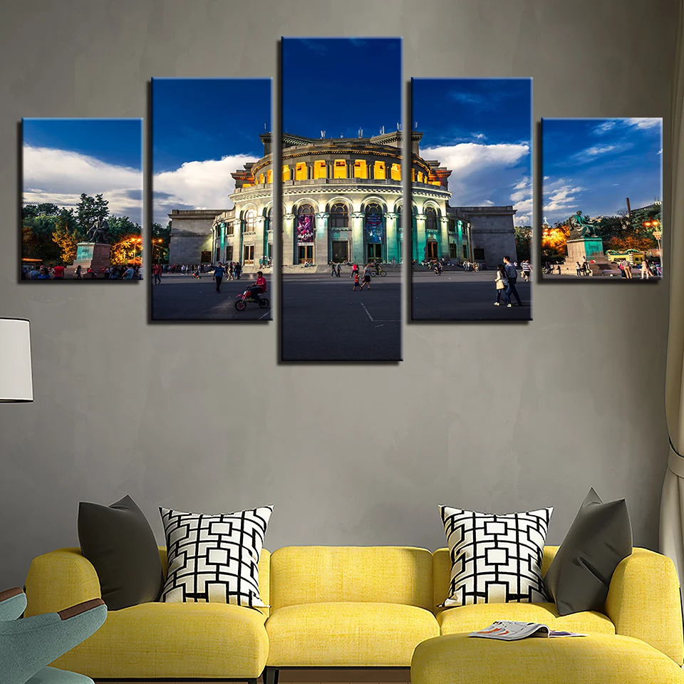 5 Pieces Opera House Painting Home Decor Painting Modern Canvas Printed Beautiful Building Landscape Pictures Modular Artwork
5 Pieces Opera House Painting Home Decor Painting Modern Canvas Printed Beautiful Building Landscape Pictures Modular Artwork