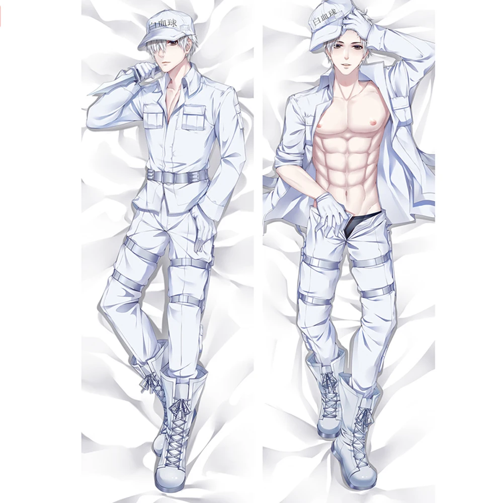 OHCOMICS 105x40/150x50 см Hataraku Saibou Cells на работе Leukocyte Hakkekkyuu Подушка Dakimakura чехол кровать