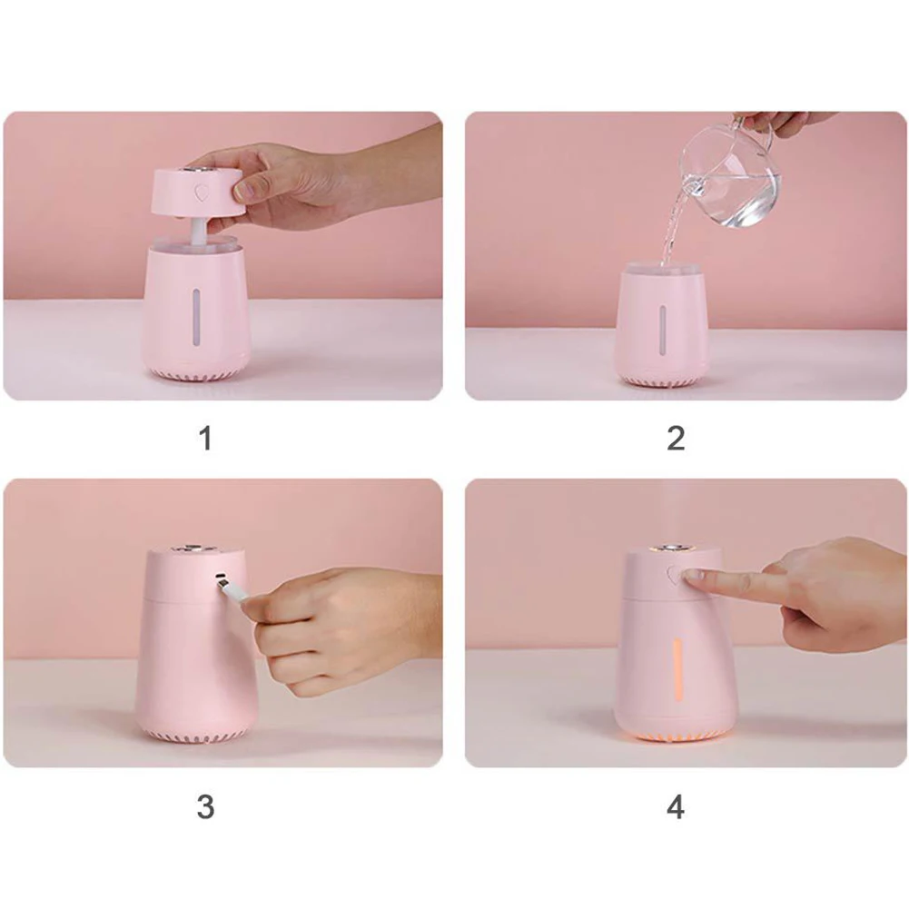 Electric Ultrasonic Air Humidifier Essential Oil Diffuser With 7 Color Lights Aromatherapy Usb Car Aroma | Бытовая техника