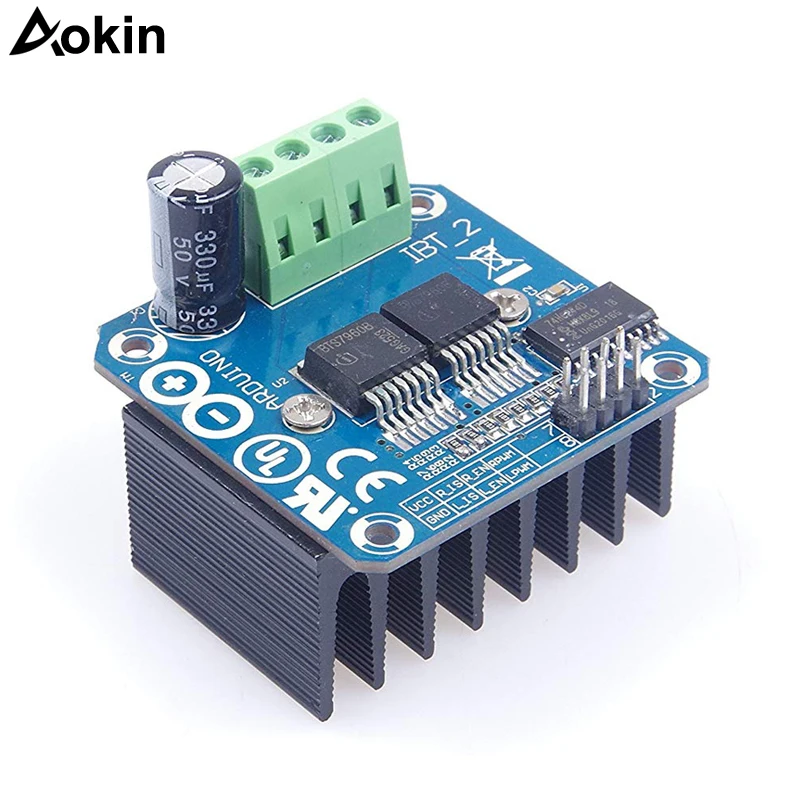 BTS7960 43A High Power Motor Driver Module Smart Car Driver Module for Arduino Current Limit
BTS7960 43A High Power Motor Driver Module Smart Car Driver Module for Arduino Current Limit