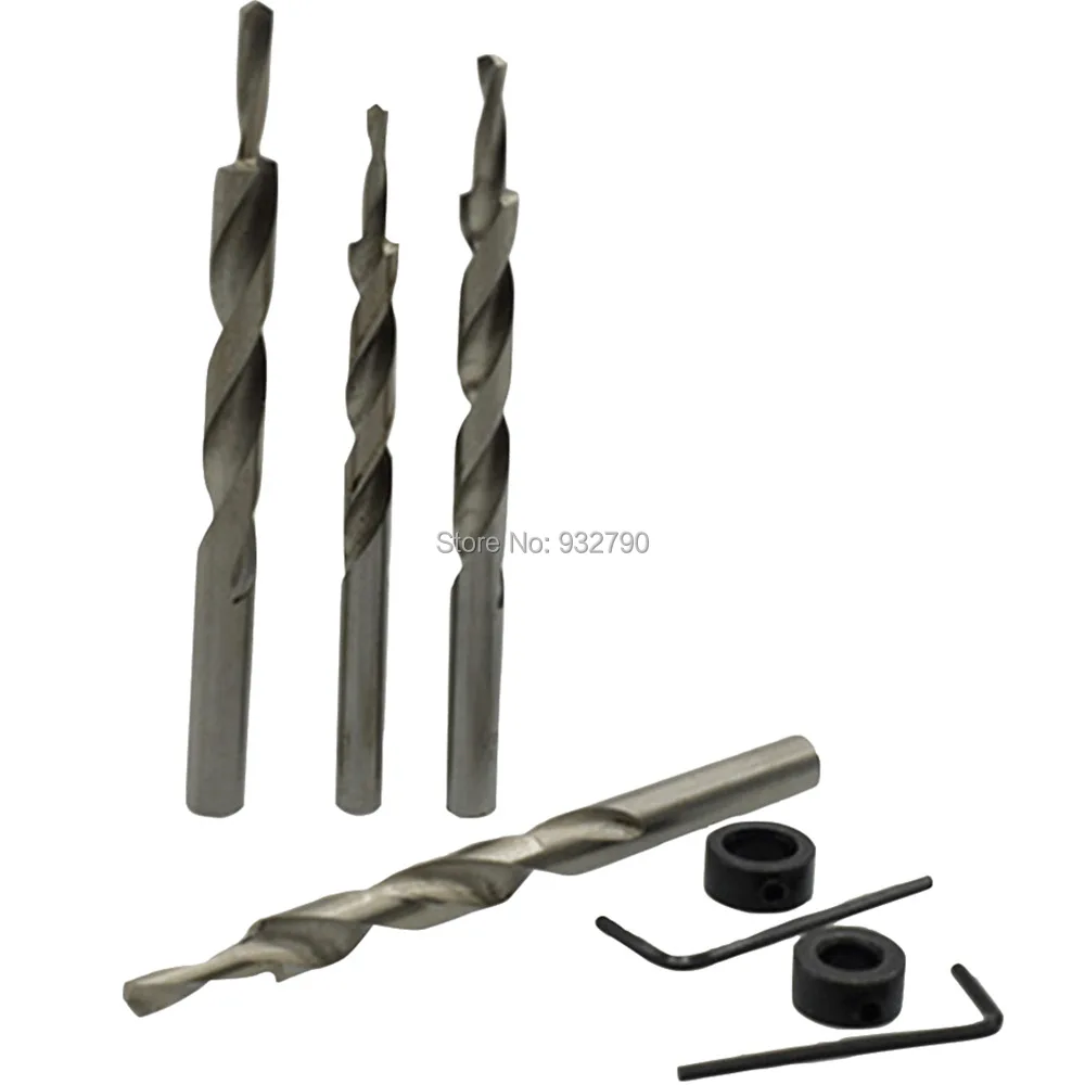 8mm 9mm 10mm Twist Step Drill Bit Pocket Hole Joinery Woodworking Drill Bit 8mm 10mm Depth Stop Collar Ring Positioner Locator
8mm 9mm 10mm Twist Step Drill Bit Pocket Hole Joinery Woodworking Drill Bit 8mm 10mm Depth Stop Collar Ring Positioner Locator