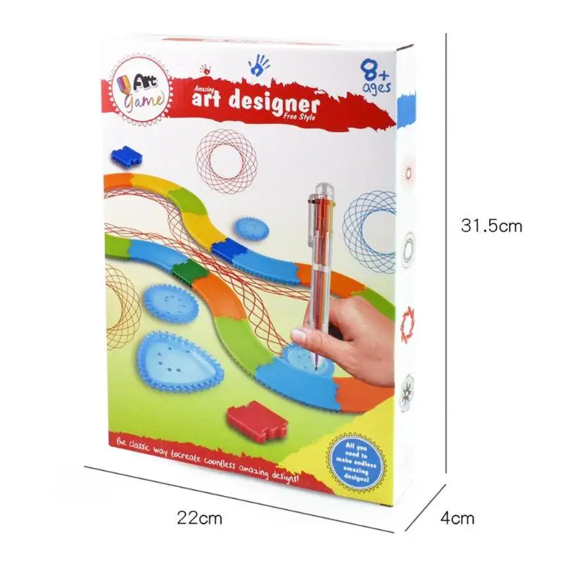 19pcs Spirograph Drawing Toy Set Creative Design Painting Learning Kids For Kids Spiral Rail Frame Drawing Toy Educational Toys
19pcs Spirograph Drawing Toy Set Creative Design Painting Learning Kids For Kids Spiral Rail Frame Drawing Toy Educational Toys