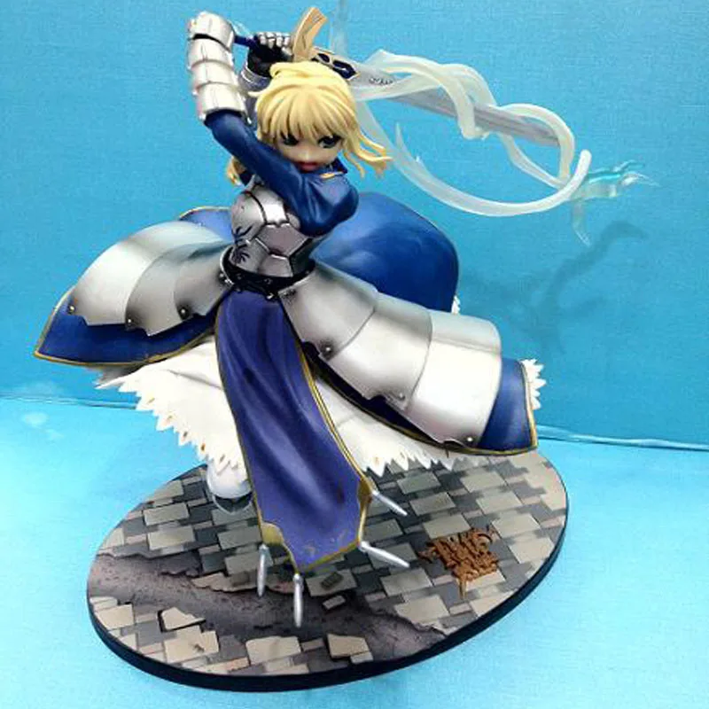 Фигурки из ПВХ GZTZMY Fate Stay Night Saber Lily Excalibur фигурки героев аниме игрушки для детей
