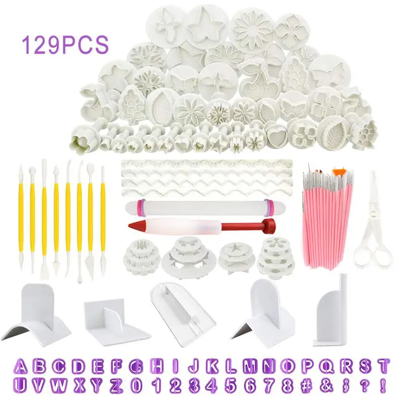 Fondant Cake Baking Decorating Equipment Non-Stick Sugarcraft Plunger Cutter Moulds Cake Decorating Tool Accessory Set
Fondant Cake Baking Decorating Equipment Non-Stick Sugarcraft Plunger Cutter Moulds Cake Decorating Tool Accessory Set