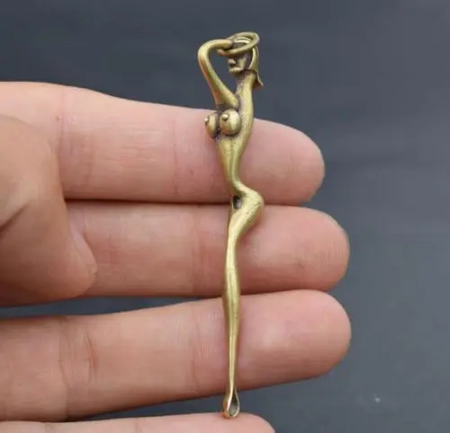 Collectable Chinese Brass Carved Beautiful Woman Ear Scoop Exquisite Small Pendant Statues
Collectable Chinese Brass Carved Beautiful Woman Ear Scoop Exquisite Small Pendant Statues