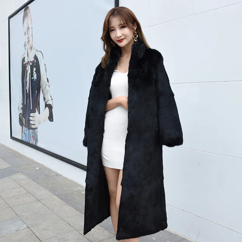 18 new women's pure rabbit fur leather long collar jacket winter women's suede coat
18 new women's pure rabbit fur leather long collar jacket winter women's suede coat