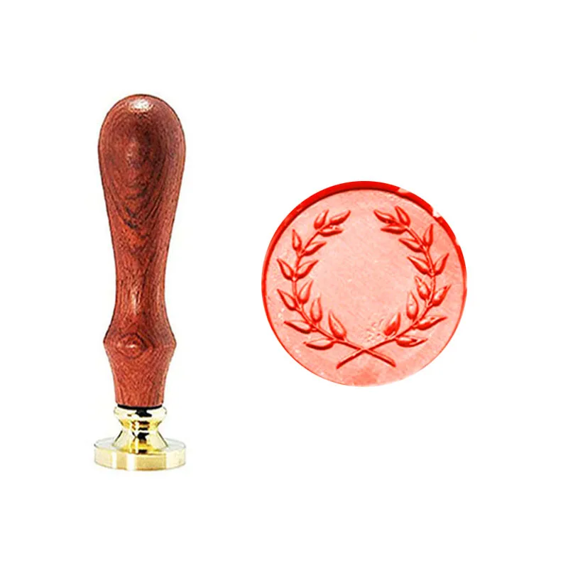 Vintage Olive Wreath Picture Logo Wedding Invitation Wax Seal Sealing Stamp Rosewood Handle Set
Vintage Olive Wreath Picture Logo Wedding Invitation Wax Seal Sealing Stamp Rosewood Handle Set