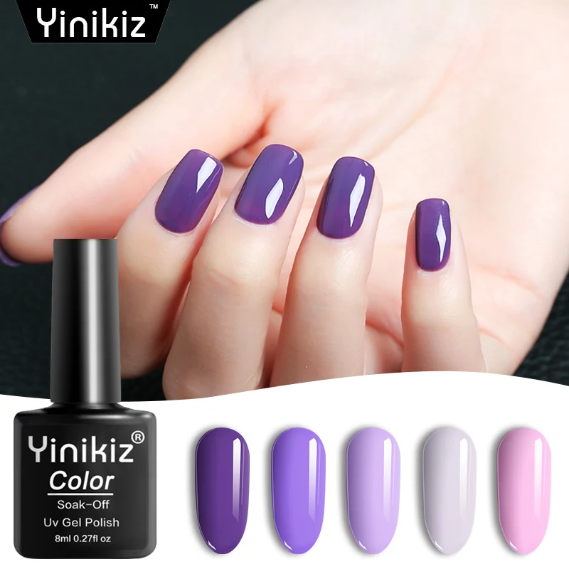 Yinikiz 8ml Purple Series Gel Polish Nail Art Gel Nail Polish Set For Manicure Soak Off Primer Semi Permanent UV Gel Lacquer
Yinikiz 8ml Purple Series Gel Polish Nail Art Gel Nail Polish Set For Manicure Soak Off Primer Semi Permanent UV Gel Lacquer