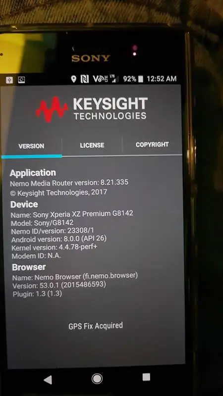 Free shipping DHL+ XZP G8142 nemo handy + VOLTE+ 4x4MIMO + 256QAM+3CC+4CC Testing
Free shipping DHL+ XZP G8142 nemo handy + VOLTE+ 4x4MIMO + 256QAM+3CC+4CC Testing