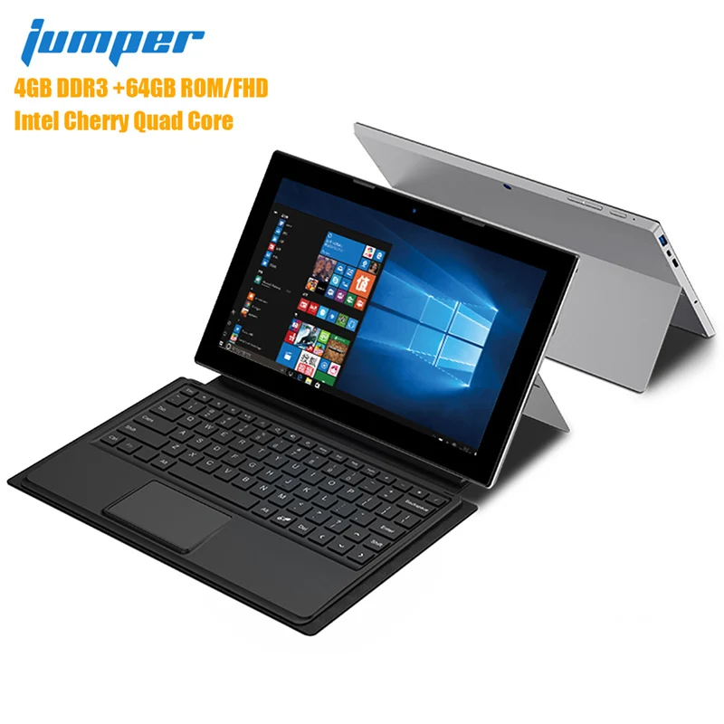 Джемпер Ezpad 7 s 2 в 1 планшеты PC 10 8 ''intel Cherry Trail Z8350 4 ядра ГБ + 64 2MP камера г Wi Fi с