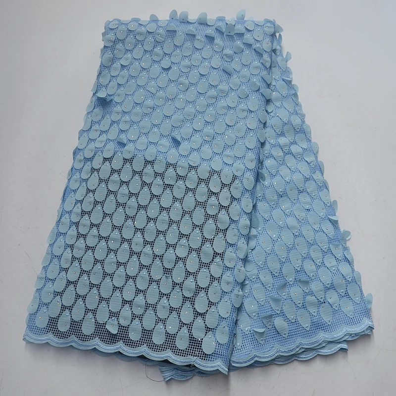 Blue African 3D lace fabric 2019 high quality lace for wedding french net stones tulle mesh lace materials Nigerian lace fabrics
Blue African 3D lace fabric 2019 high quality lace for wedding french net stones tulle mesh lace materials Nigerian lace fabrics