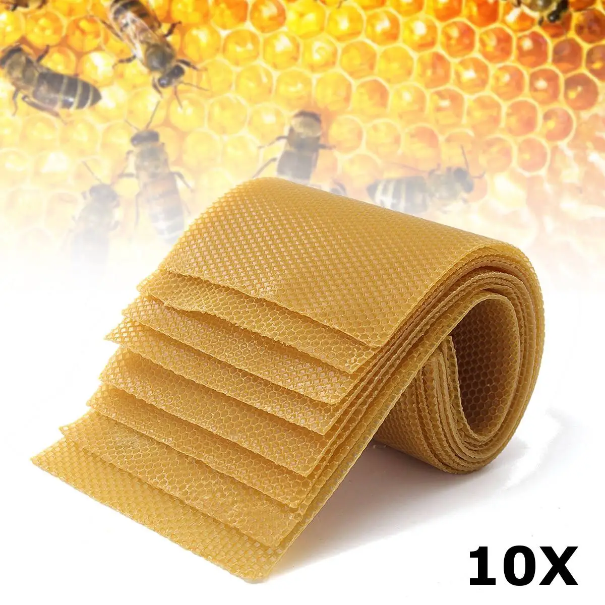 10 шт. восковая рама для мёда основа пчеловодства оборудование инструменты 415x195mm |