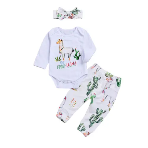 Newborn Infant Baby Girls Alpaca Tops Full Sleeve Bodysuit Floral Pants Headband Outfits Set Clothes
Newborn Infant Baby Girls Alpaca Tops Full Sleeve Bodysuit Floral Pants Headband Outfits Set Clothes