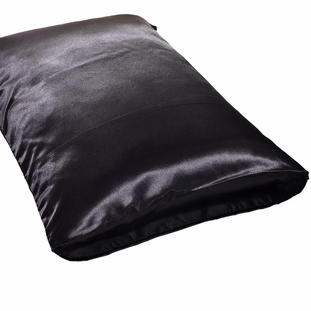 US UK Russia Size 2pcs 1pair Pillow Case Satin Solid Color Silk Pillowcase Pillow shams Twin Queen Cal-King 7 colors
US UK Russia Size 2pcs 1pair Pillow Case Satin Solid Color Silk Pillowcase Pillow shams Twin Queen Cal-King 7 colors