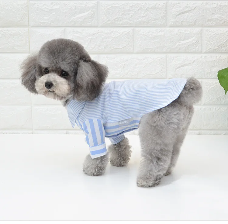 Pet Shirt for Spring and Summer Dog Shirt Thin Section Dog Bottoming Clothes Blue Pink Colors Pet Clothes for French Bulldog
Pet Shirt for Spring and Summer Dog Shirt Thin Section Dog Bottoming Clothes Blue Pink Colors Pet Clothes for French Bulldog