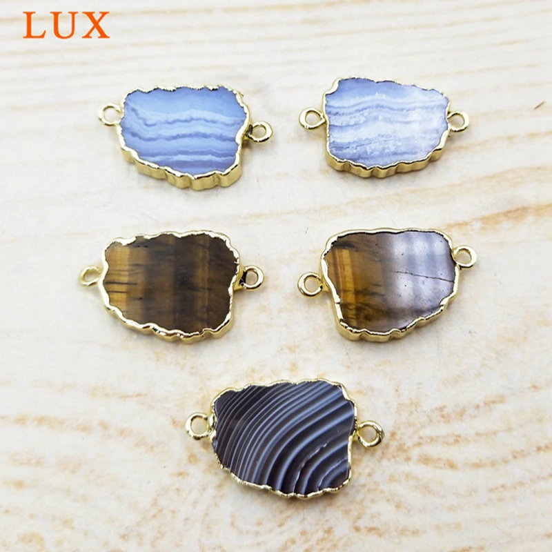 wholesale connectors natural lace-agates stone slice pendant connectors for necklace making classic women jewelry
wholesale connectors natural lace-agates stone slice pendant connectors for necklace making classic women jewelry