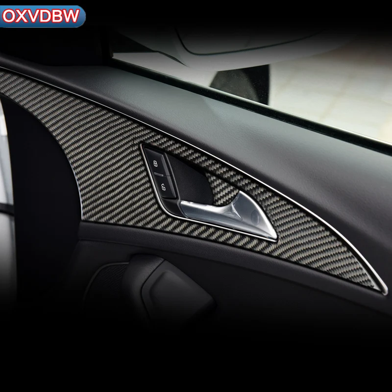 Для Audi A6 C7 внутренняя отделка из углеродного волокна дверная ручка панель декор крышка литье аксессуары 2011-2018 стикер для автомобильного ста...
Для Audi A6 C7 внутренняя отделка из углеродного волокна дверная ручка панель декор крышка литье аксессуары 2011-2018 стикер для автомобильного ста...